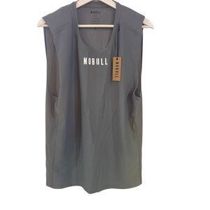 NOBULL NWT XXXL Tank top gray black with padding built in